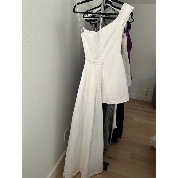 SAU LEE Brenda Dress in White - Picture 12 of 15